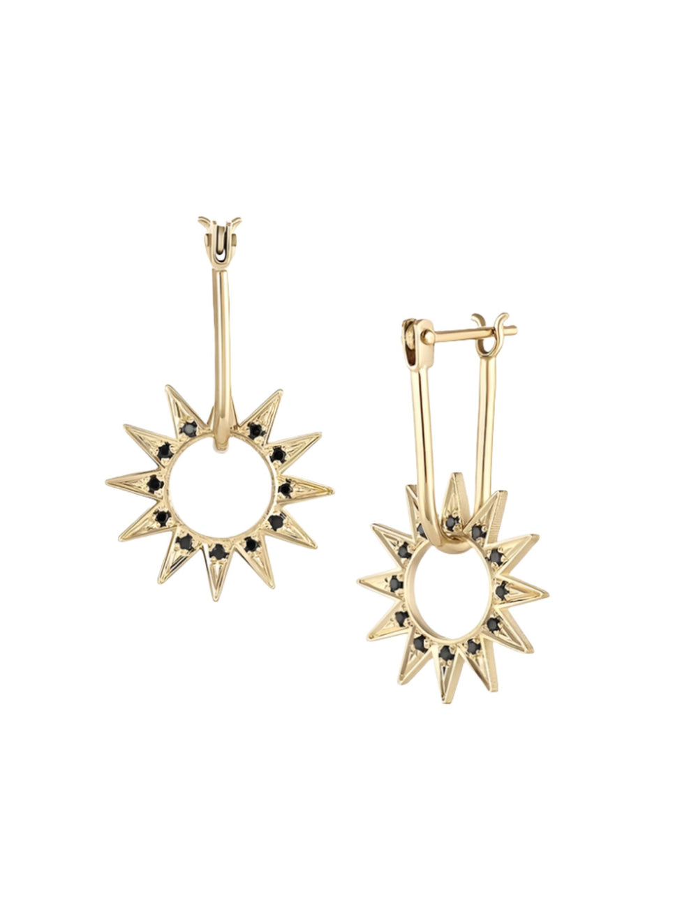 Eclipse Pavé Mini Spur Earring by EMBLM Fine Jewelry - At Present Jewelry