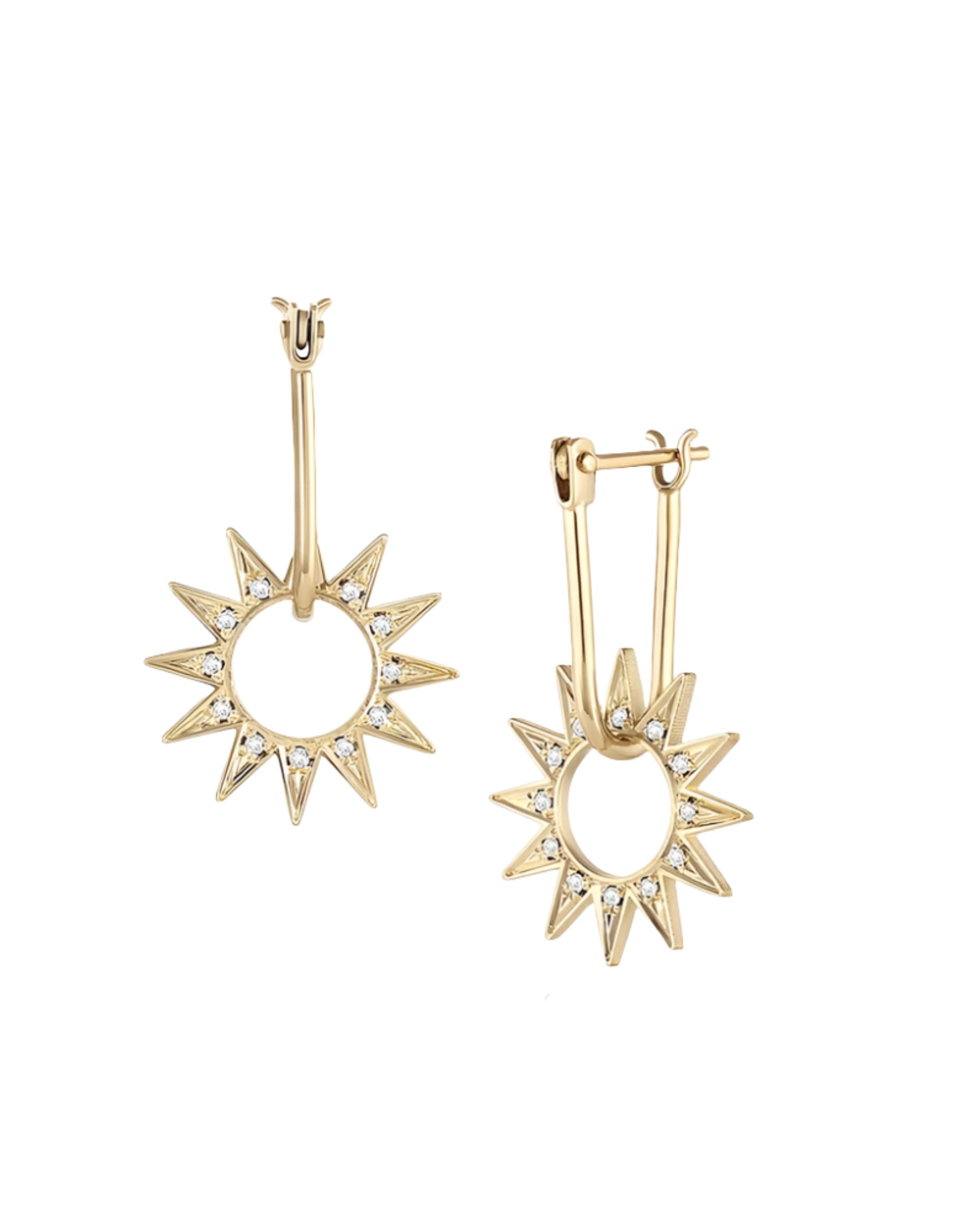 Eclipse Pavé Mini Spur Earring