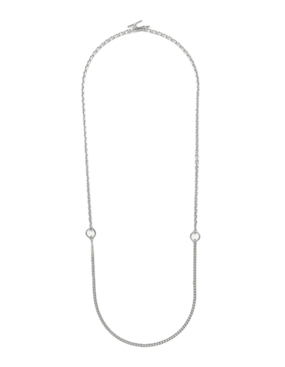 3 Way Necklace in Silver