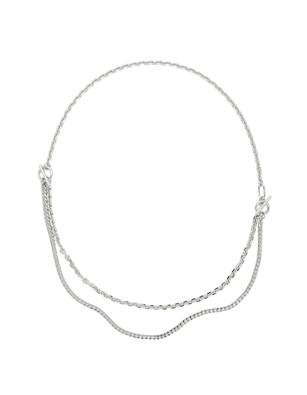 3 Way Necklace in Silver