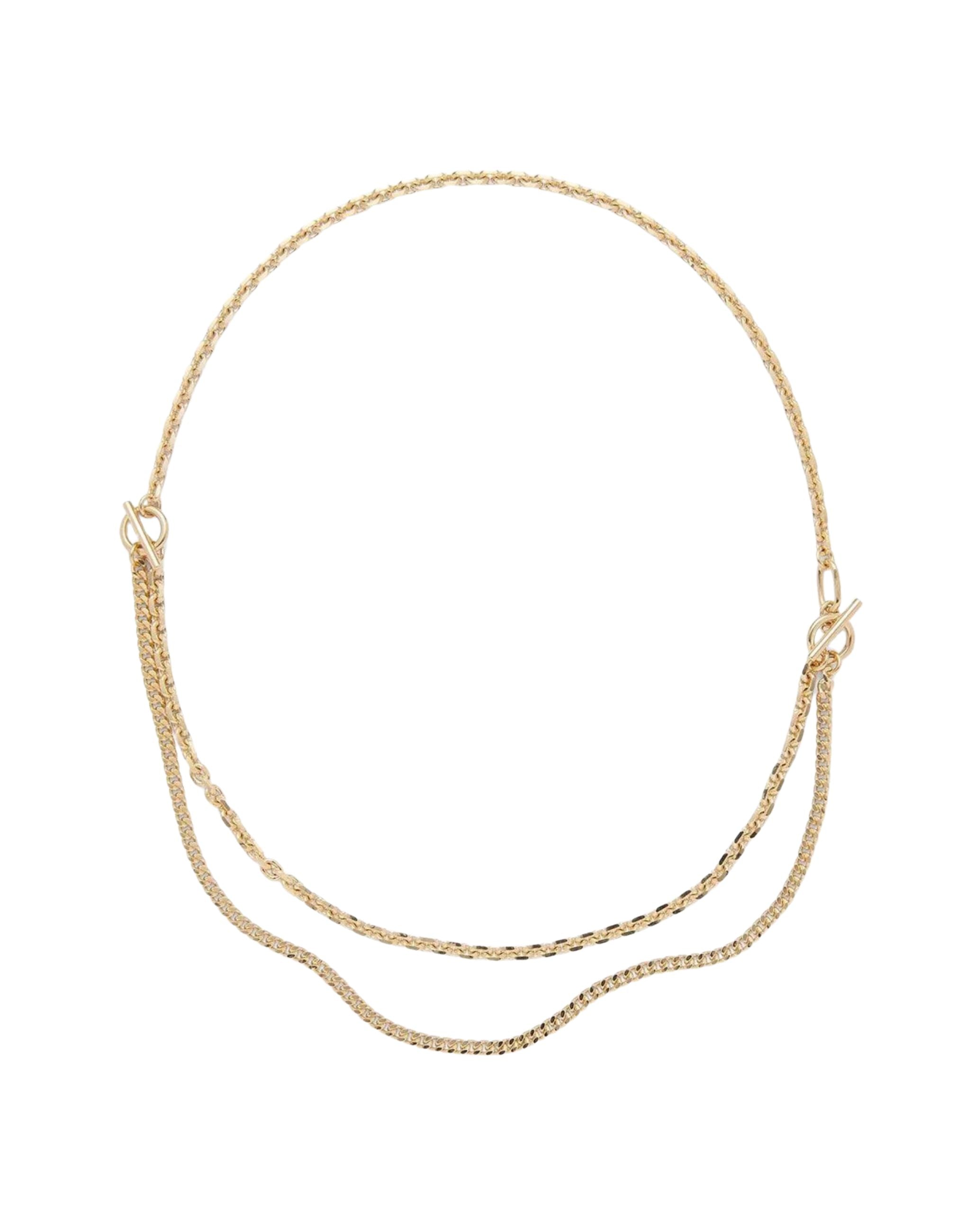 3 Way Necklace in Gold