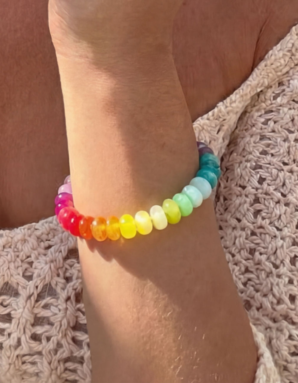 Neon Rainbow Bracelet