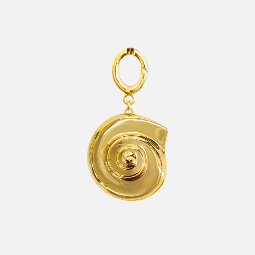 Spiraling Inwards Key Charm by Anita Berisha - At Present Jewelry