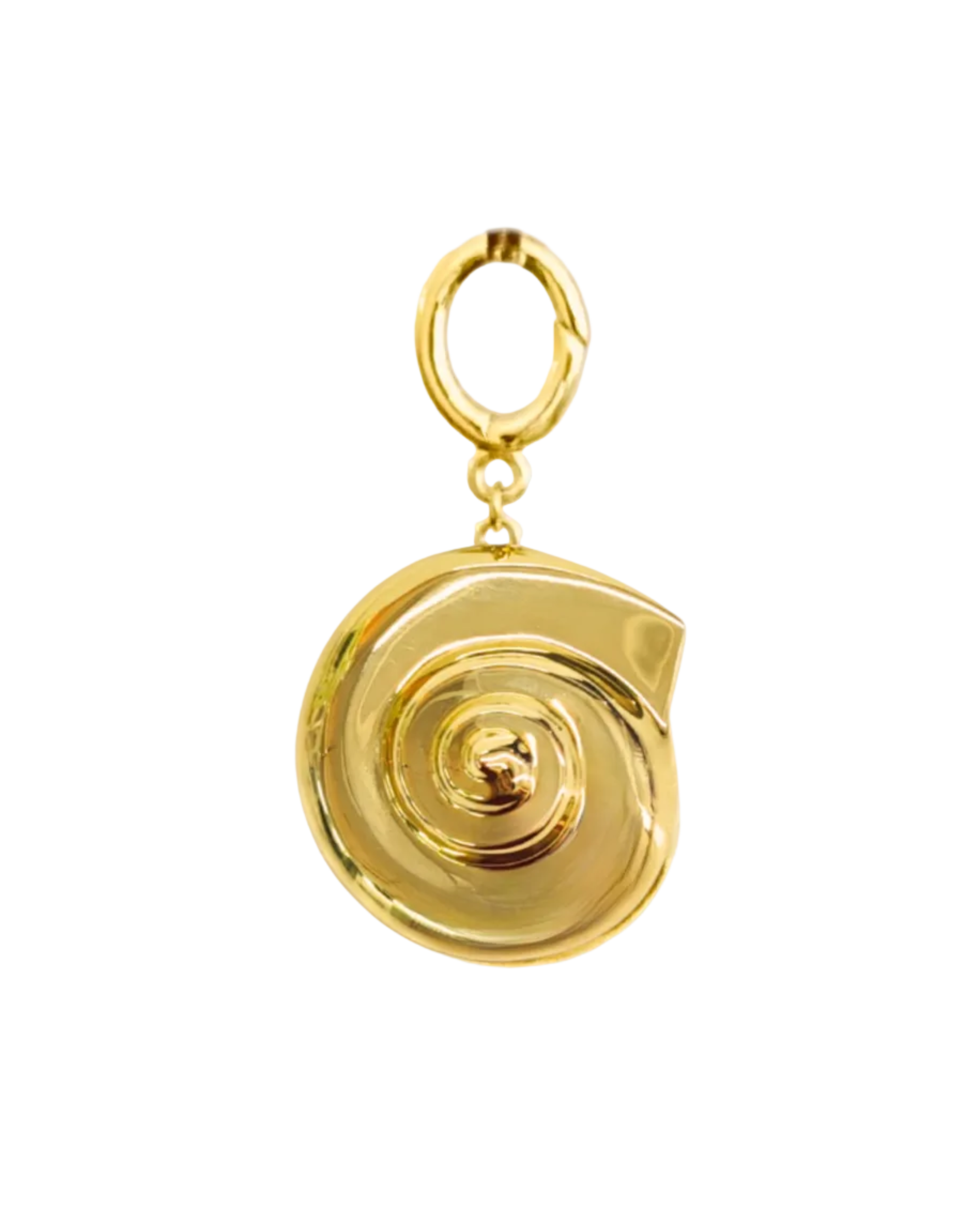 Spiraling Inwards Key Charm by Anita Berisha - At Present Jewelry
