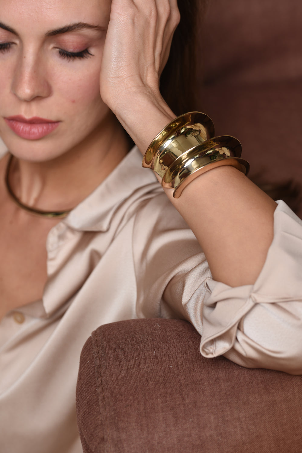 Bast Cuff Bracelet by Ariana Boussard-Reifel - At Present Jewelry