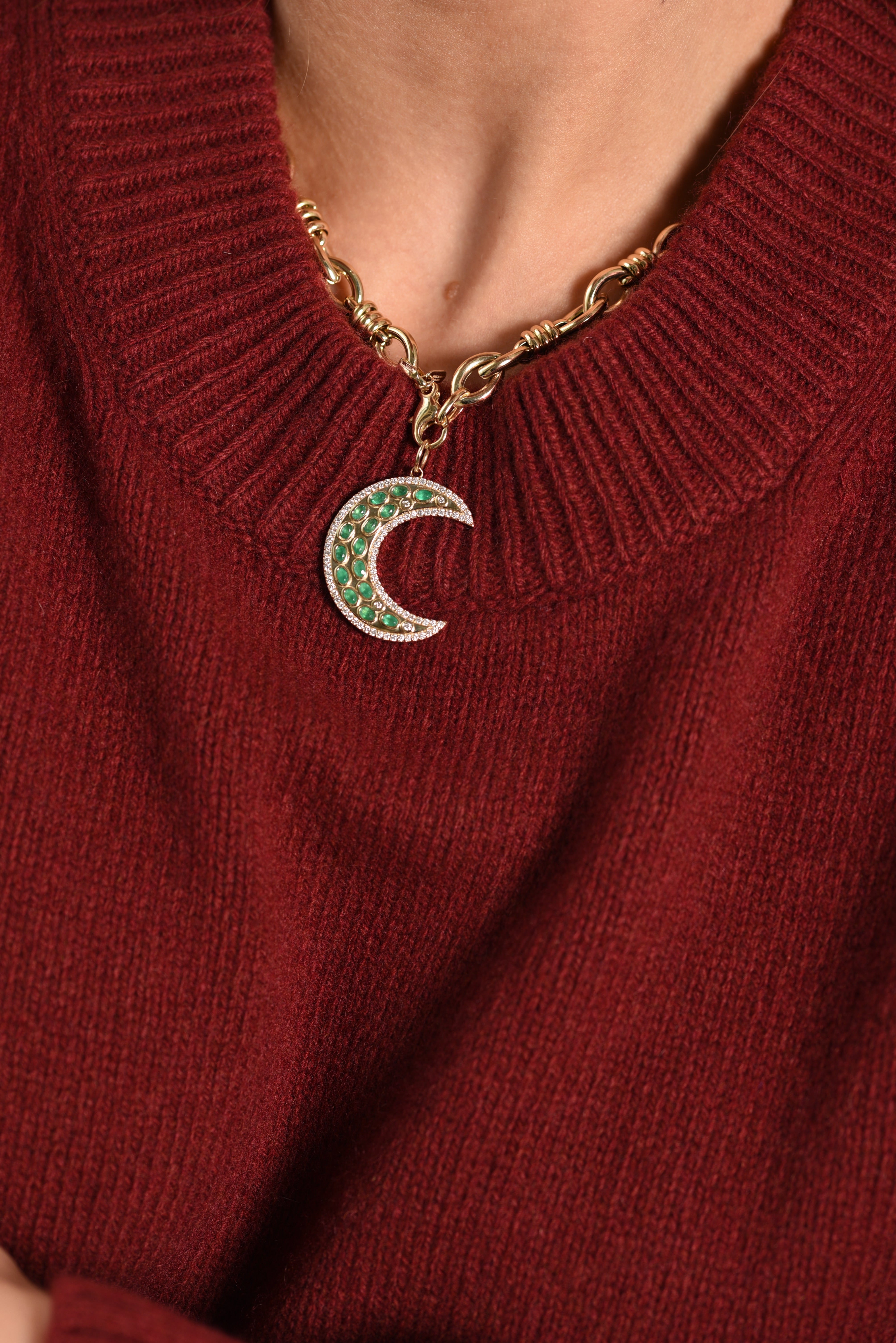 Maneskin Moon Charm by Lionheart - At Present Jewelry