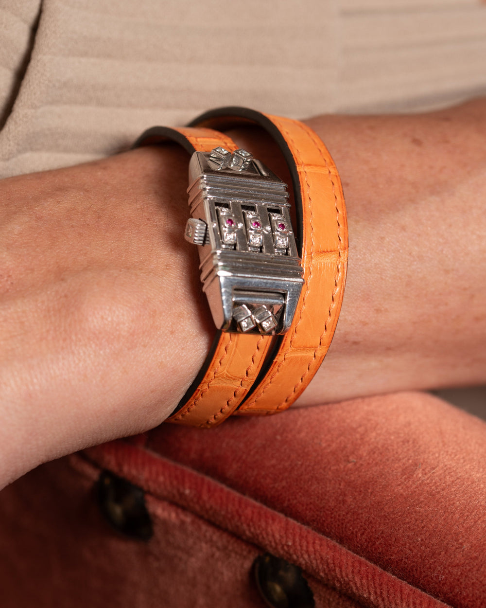 Sterling Silver Leather Code by James Banks Design - At Present Jewelry