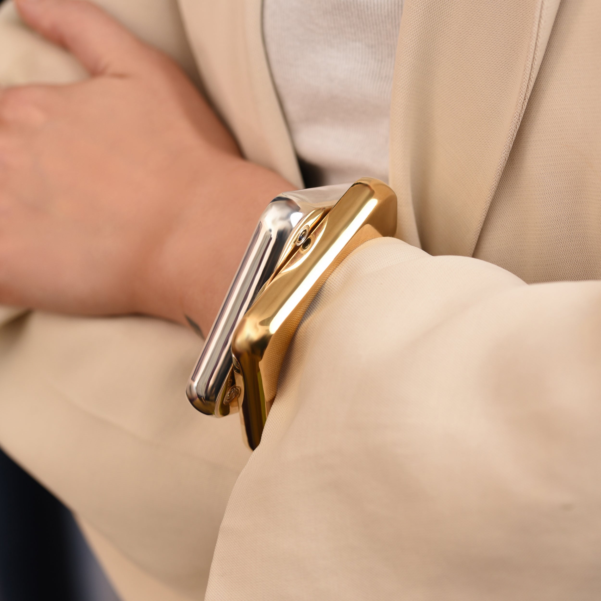 BOLD Bangle, Gold Plated