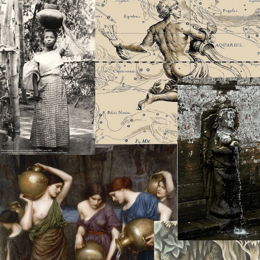 Aquarius Pendant Necklace by Carina Hardy - At Present Jewelry