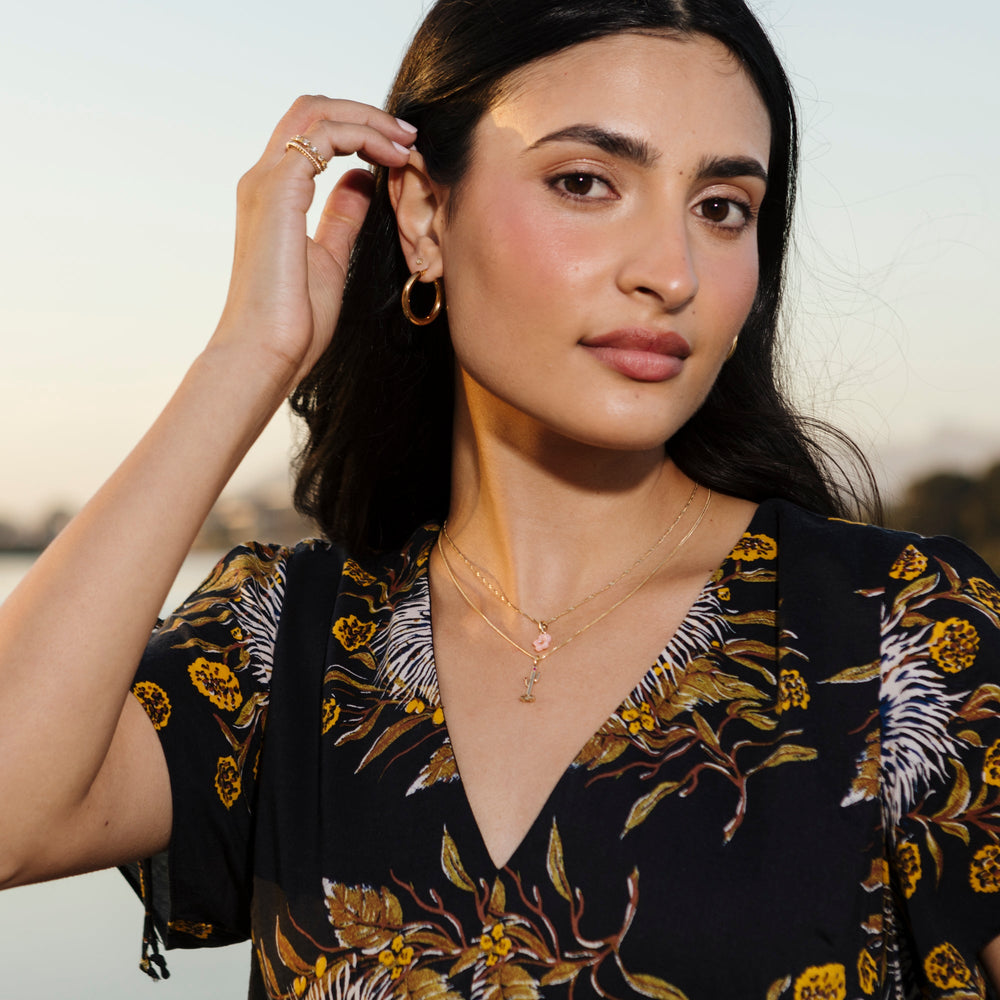 Diamond Blossom Peruvian Opal Charm by Ariel Gordon Jewelry - At Present Jewelry