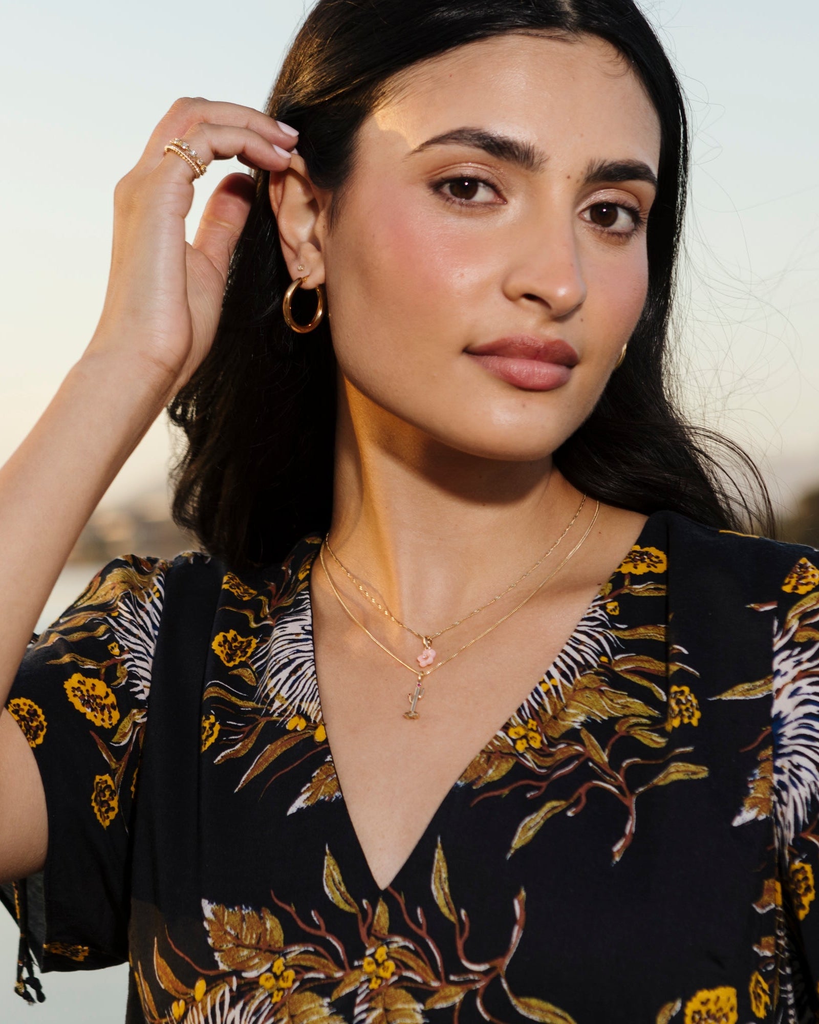 Diamond Blossom Peruvian Opal Charm by Ariel Gordon Jewelry - At Present Jewelry