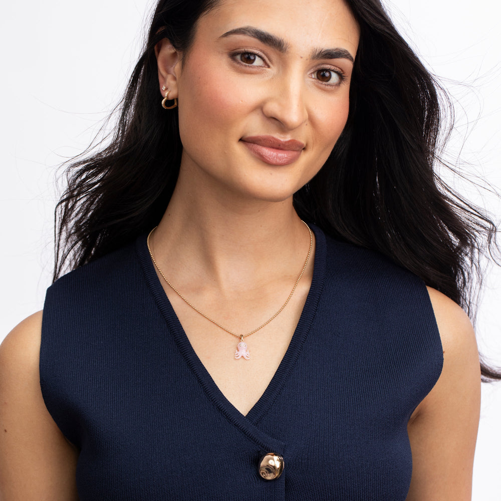 Diamond and Opal Octopus Pendant by Ariel Gordon Jewelry - At Present Jewelry