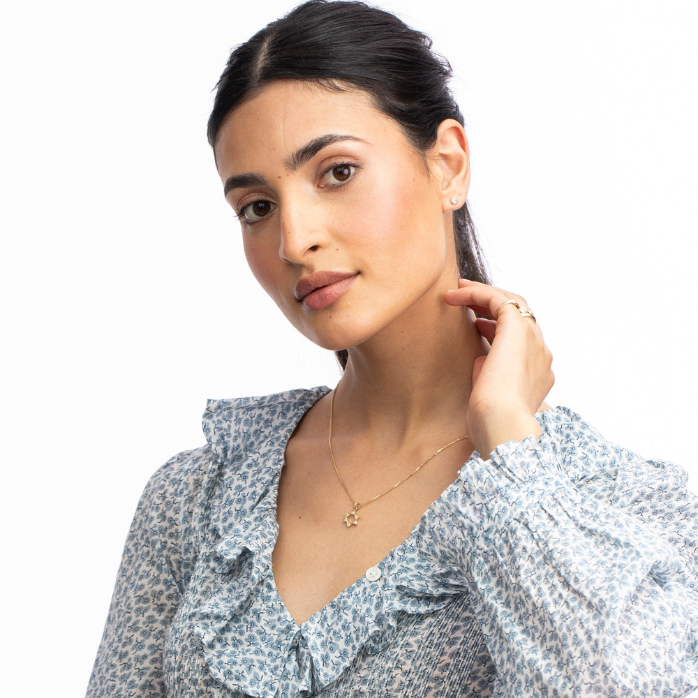 Diamond Star of David Talisman Charm by Ariel Gordon Jewelry - At Present Jewelry