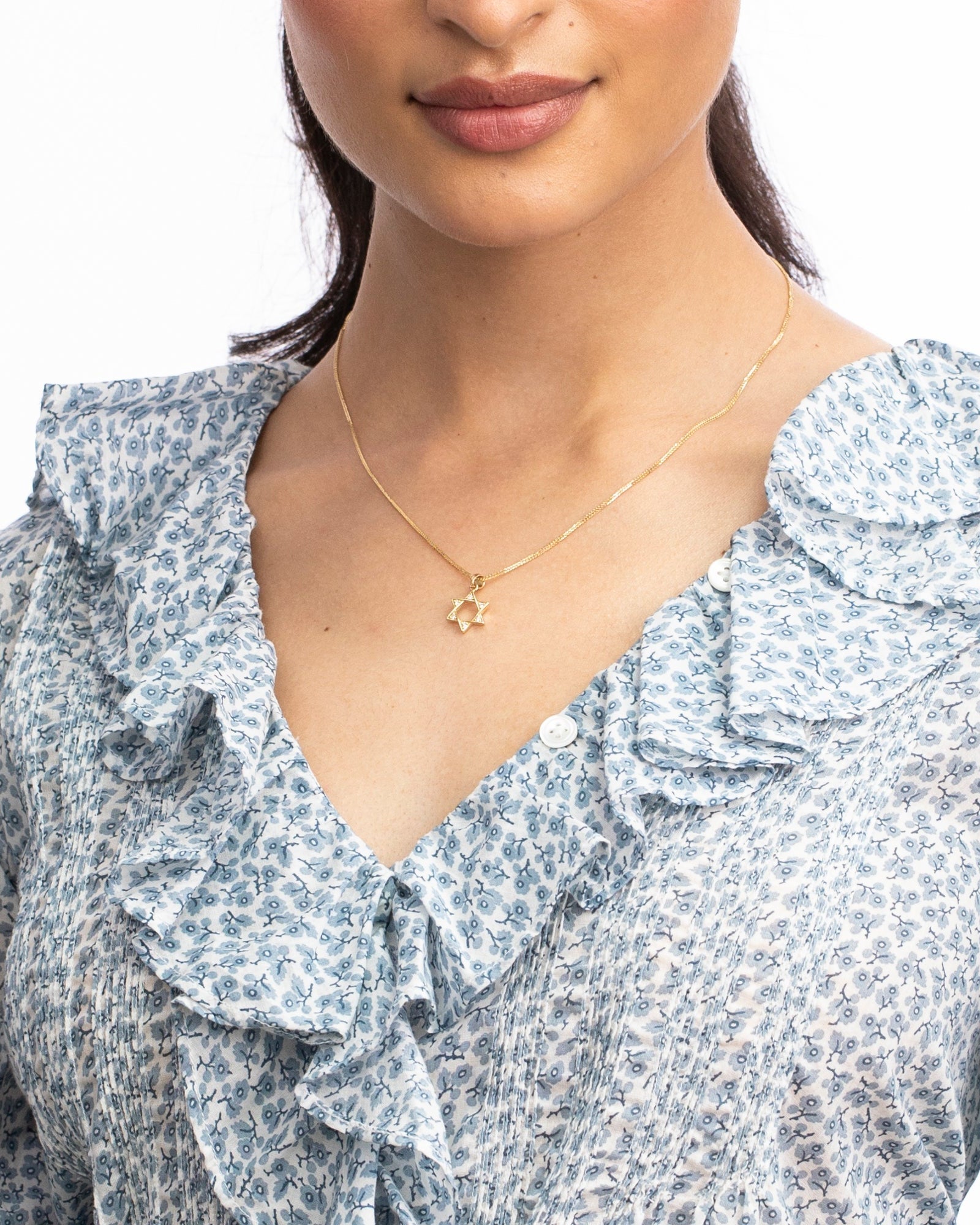 Diamond Star of David Talisman Charm by Ariel Gordon Jewelry - At Present Jewelry