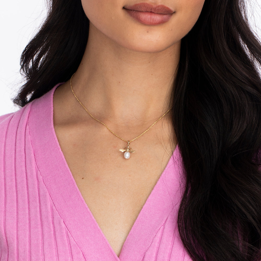 Madame Bumblebee Pendant by Ariel Gordon Jewelry - At Present Jewelry