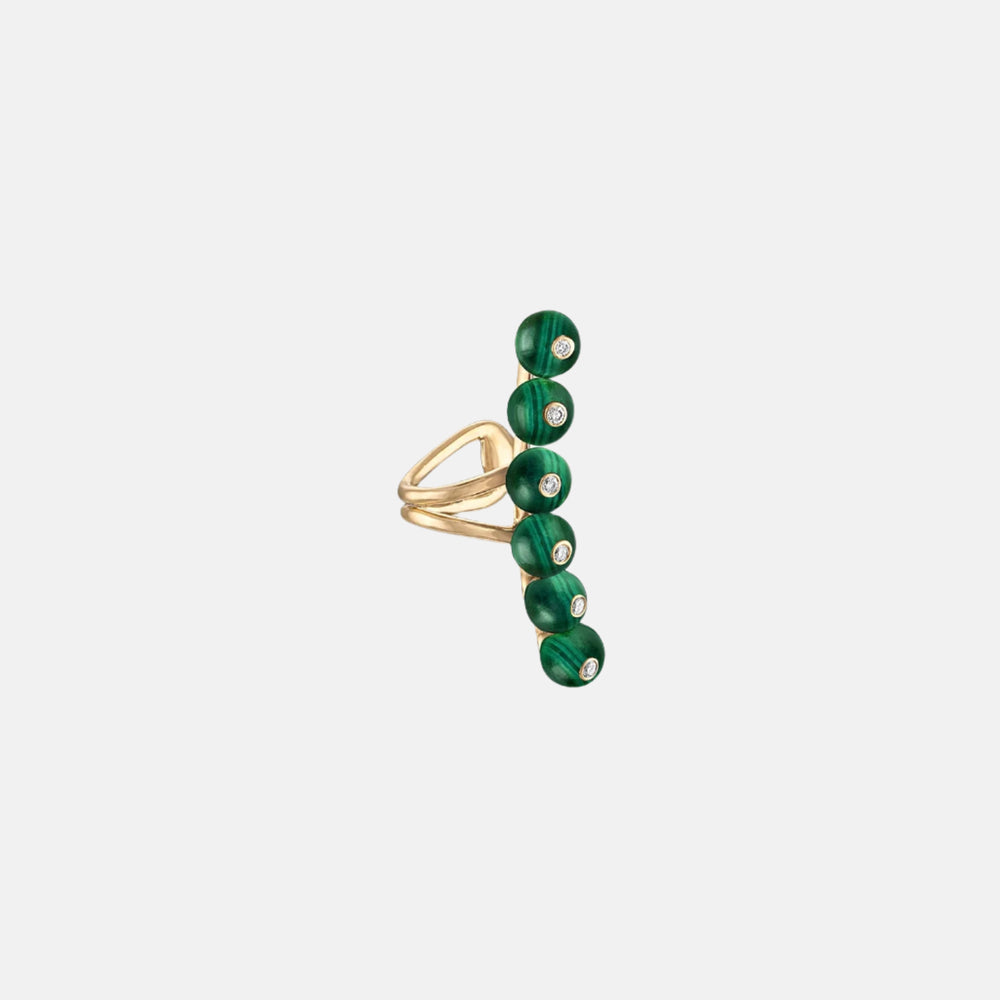 Bubbles Single Row Ear Cuff by Eden Presley - At Present Jewelry