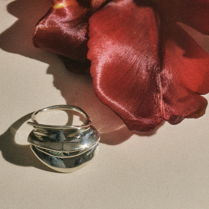 Ranunculus Ring by Ariana Boussard-Reifel - At Present Jewelry