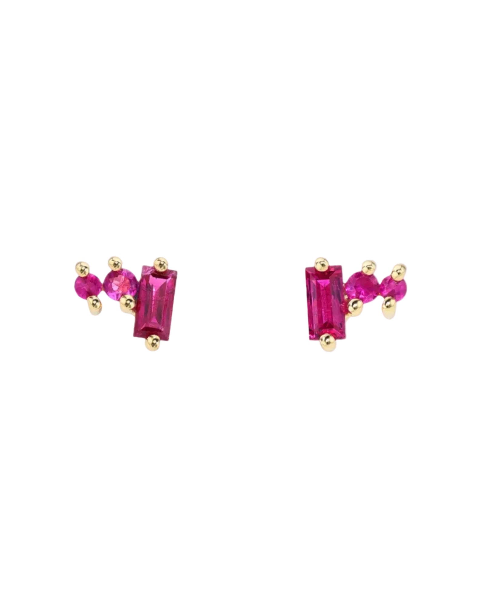 Gemstone Petite Post Earrings by Meredith Young - At Present Jewelry