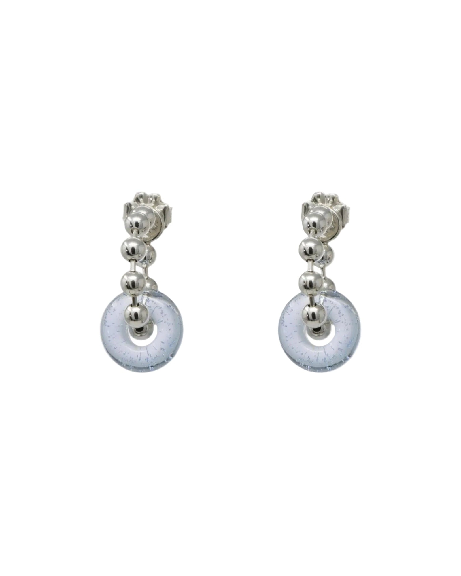 Donut Ball Hoop Earrings by CLED - At Present Jewelry