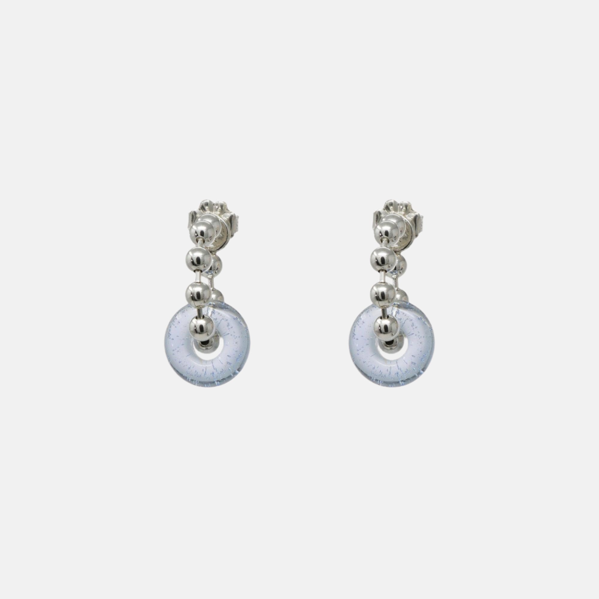 Donut Ball Hoop Earrings by CLED - At Present Jewelry