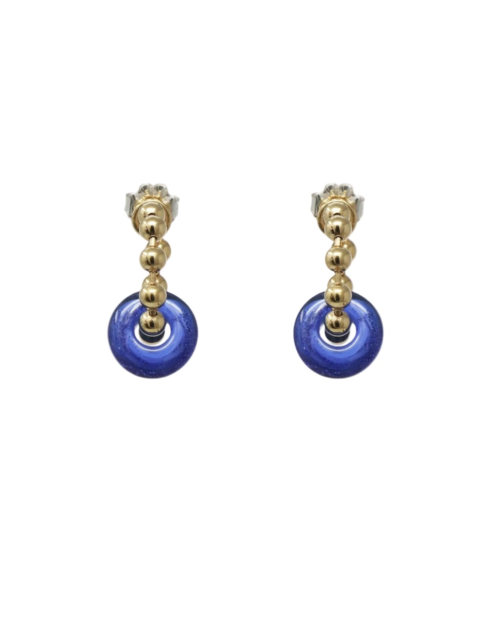 Donut Ball Hoop Earrings by CLED - At Present Jewelry