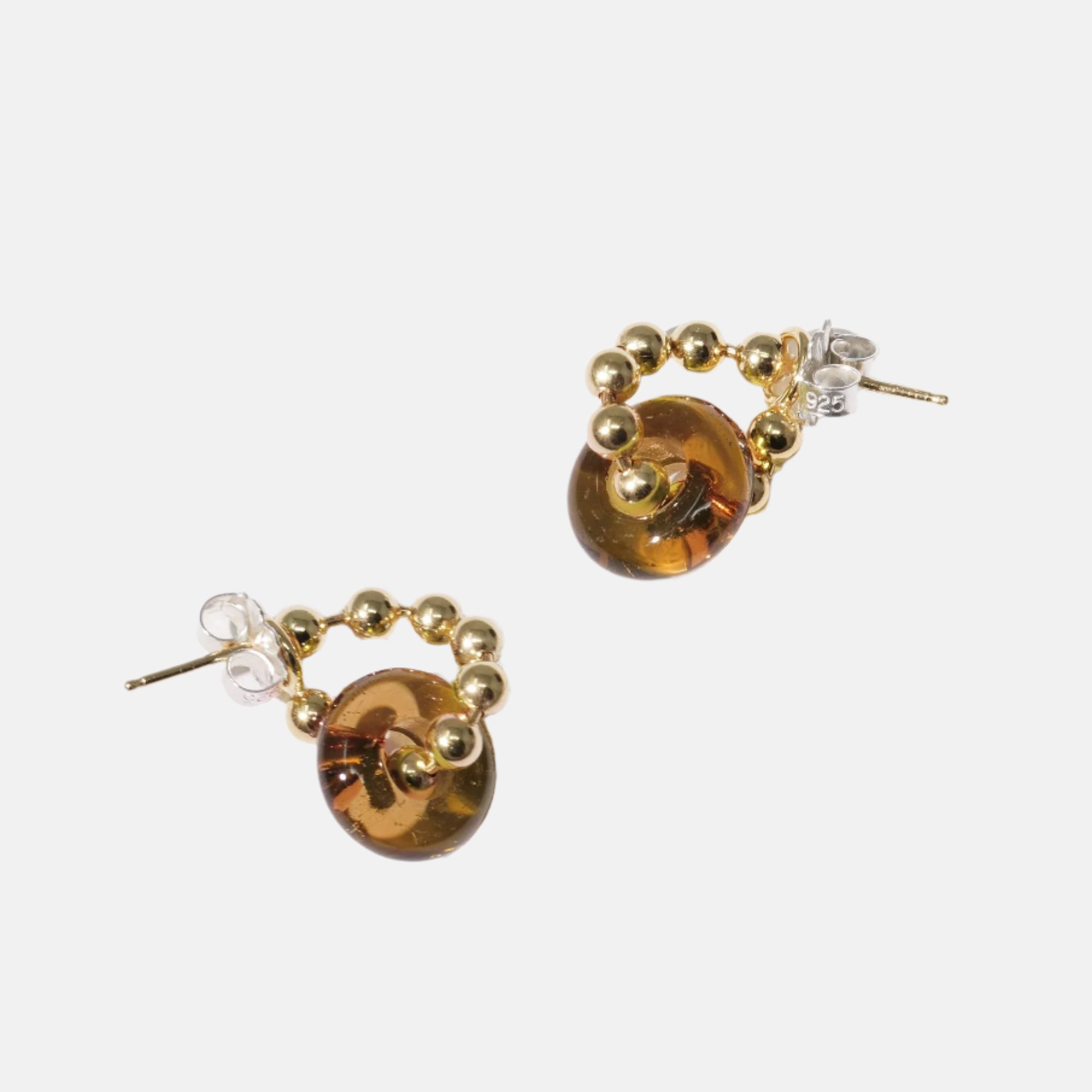 Donut Ball Hoop Earrings by CLED - At Present Jewelry