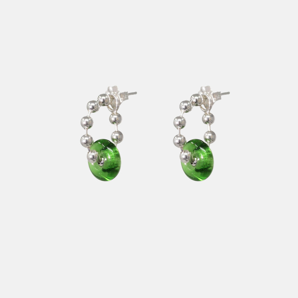 Donut Ball Hoop Earrings by CLED - At Present Jewelry