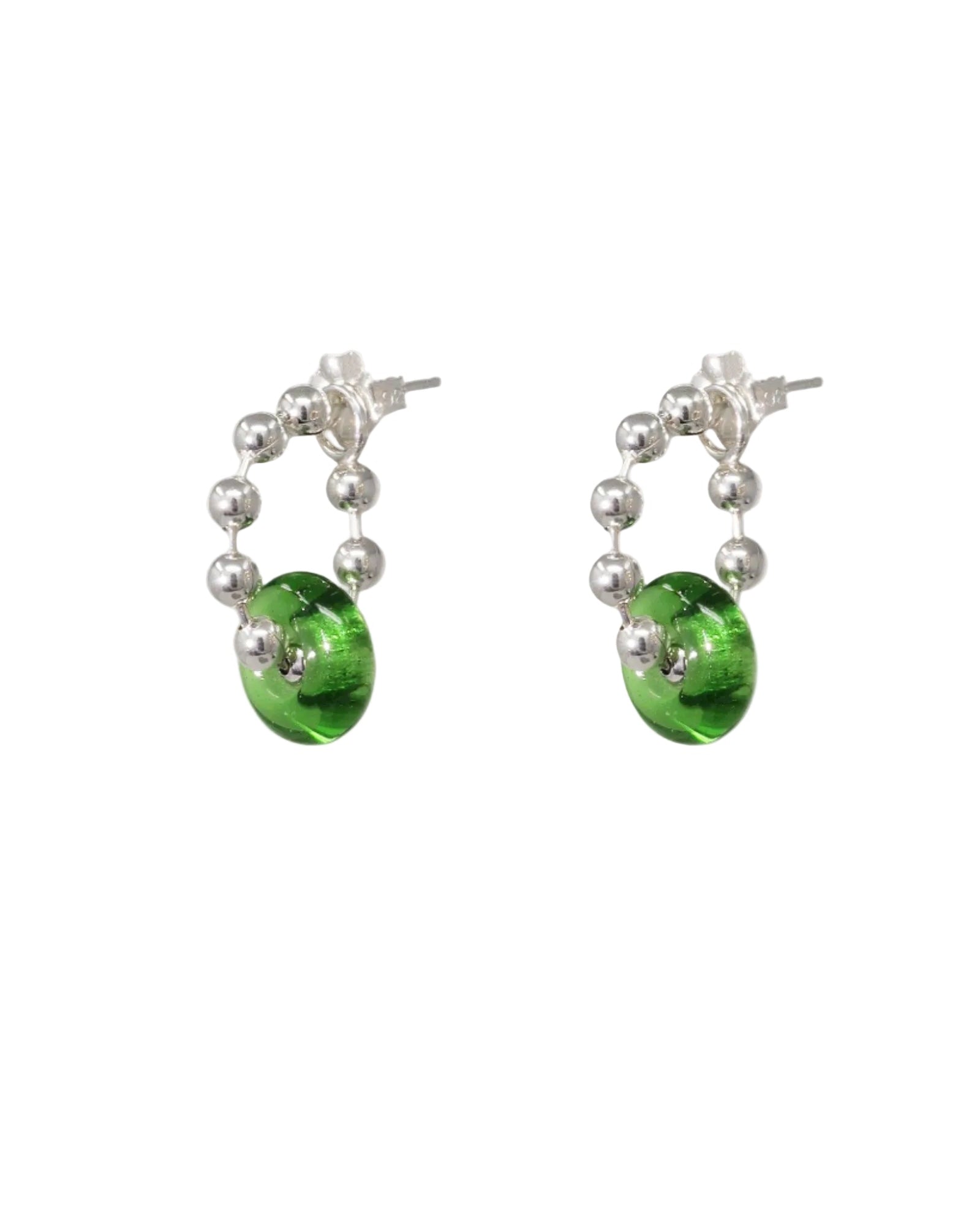 Donut Ball Hoop Earrings by CLED - At Present Jewelry