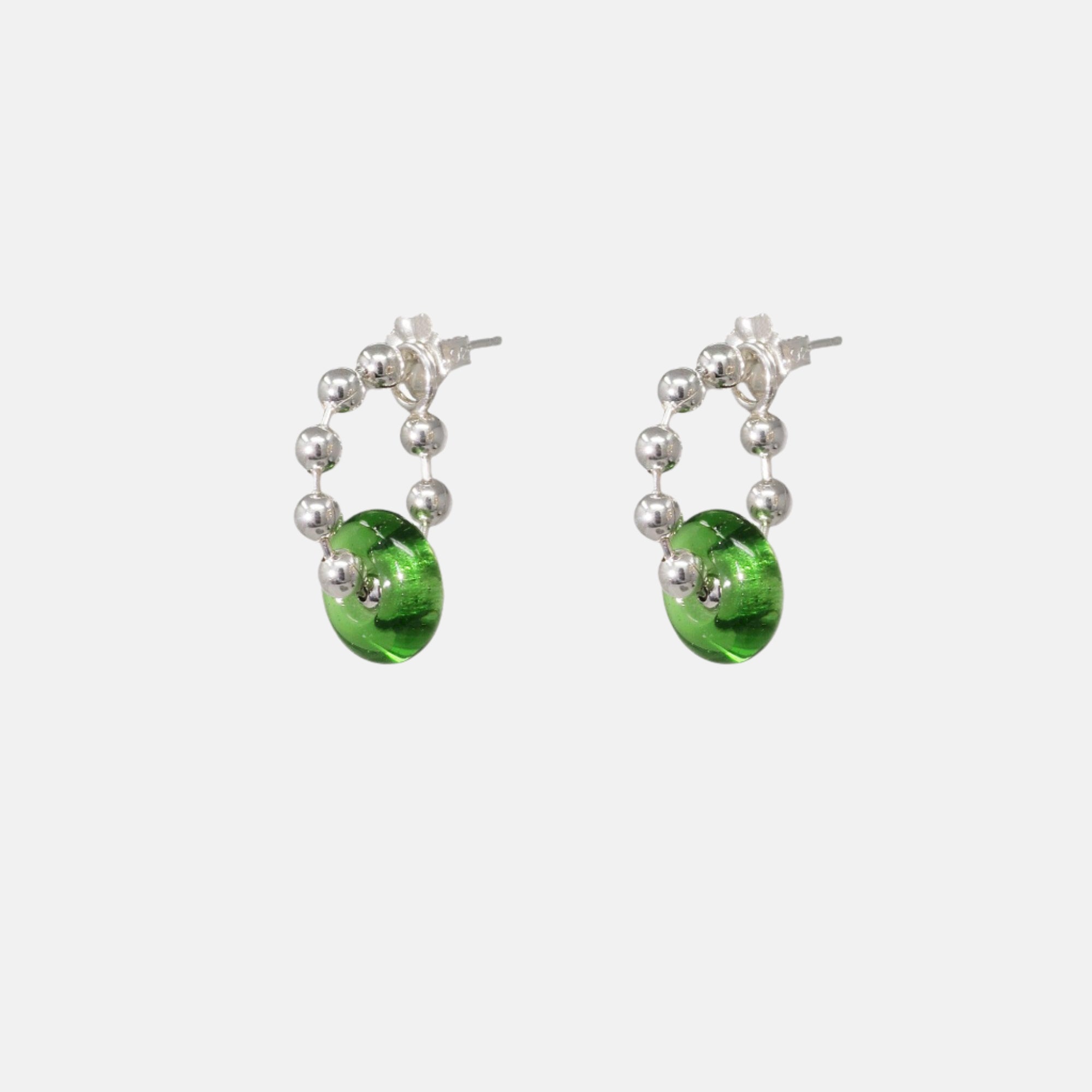 Donut Ball Hoop Earrings by CLED - At Present Jewelry