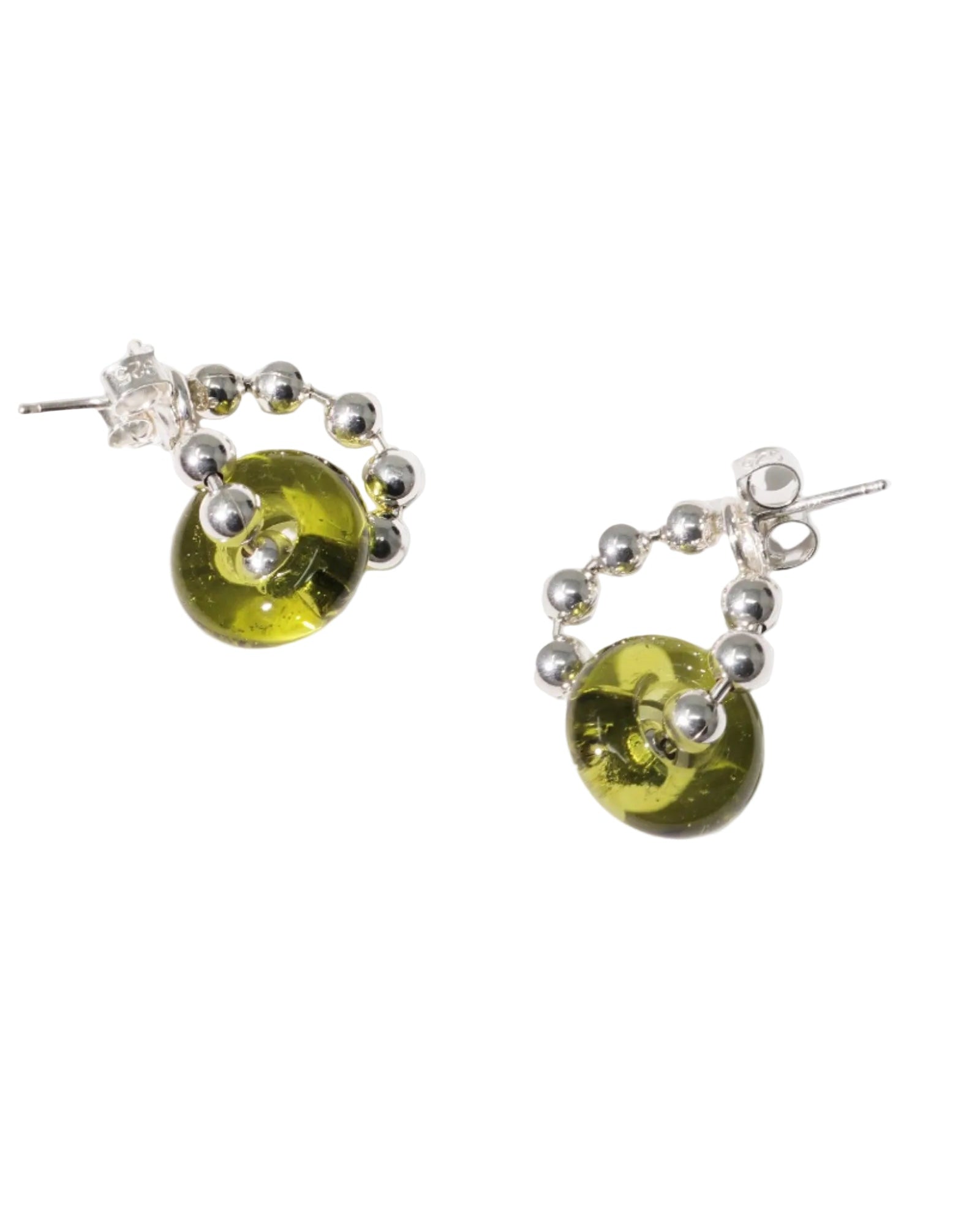 Donut Ball Hoop Earrings by CLED - At Present Jewelry