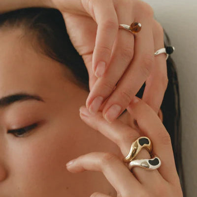 Pea Curve Ring | Small by CLED - At Present Jewelry