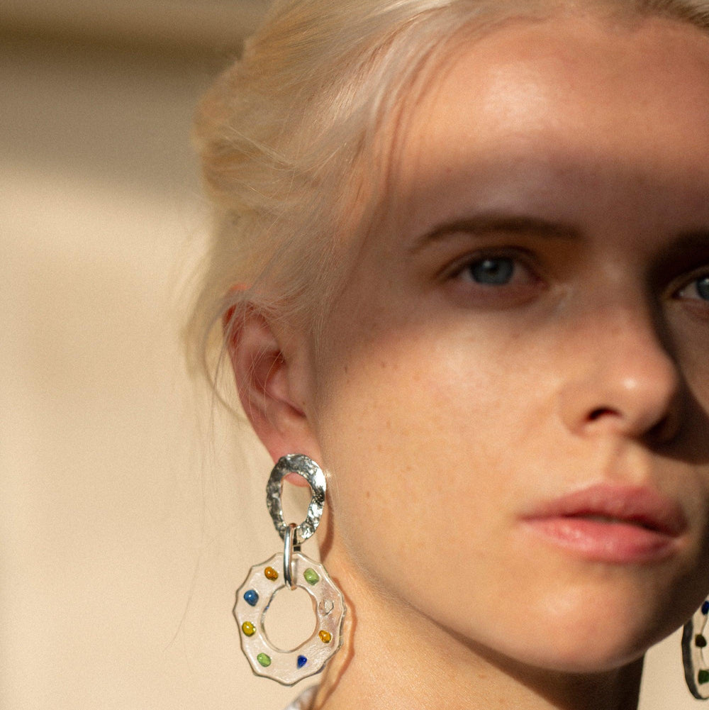 High Tide Earrings in Spectrum by CLED - At Present Jewelry