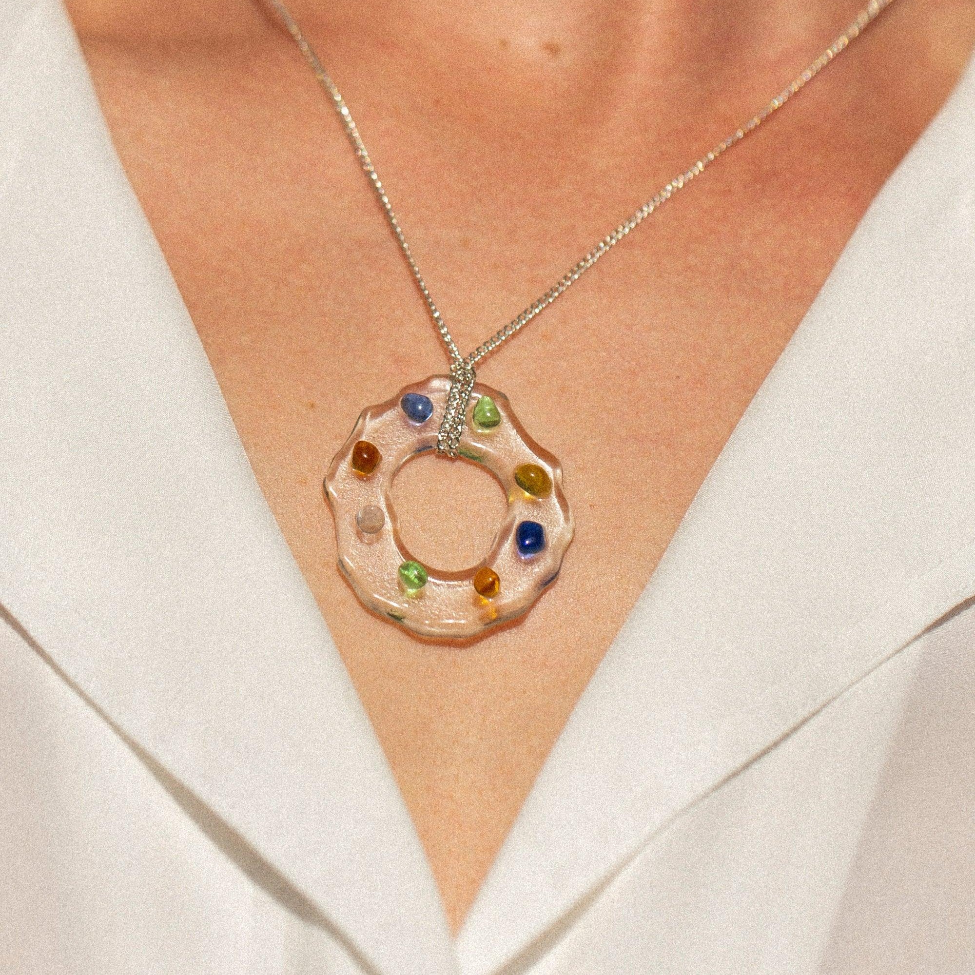 High Tide Necklace in Spectrum by CLED - At Present Jewelry