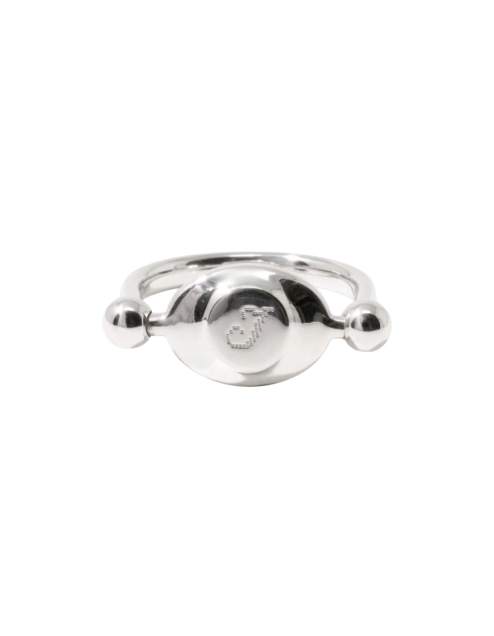 LAS Oval Swivel Ring | Metal | Engraving