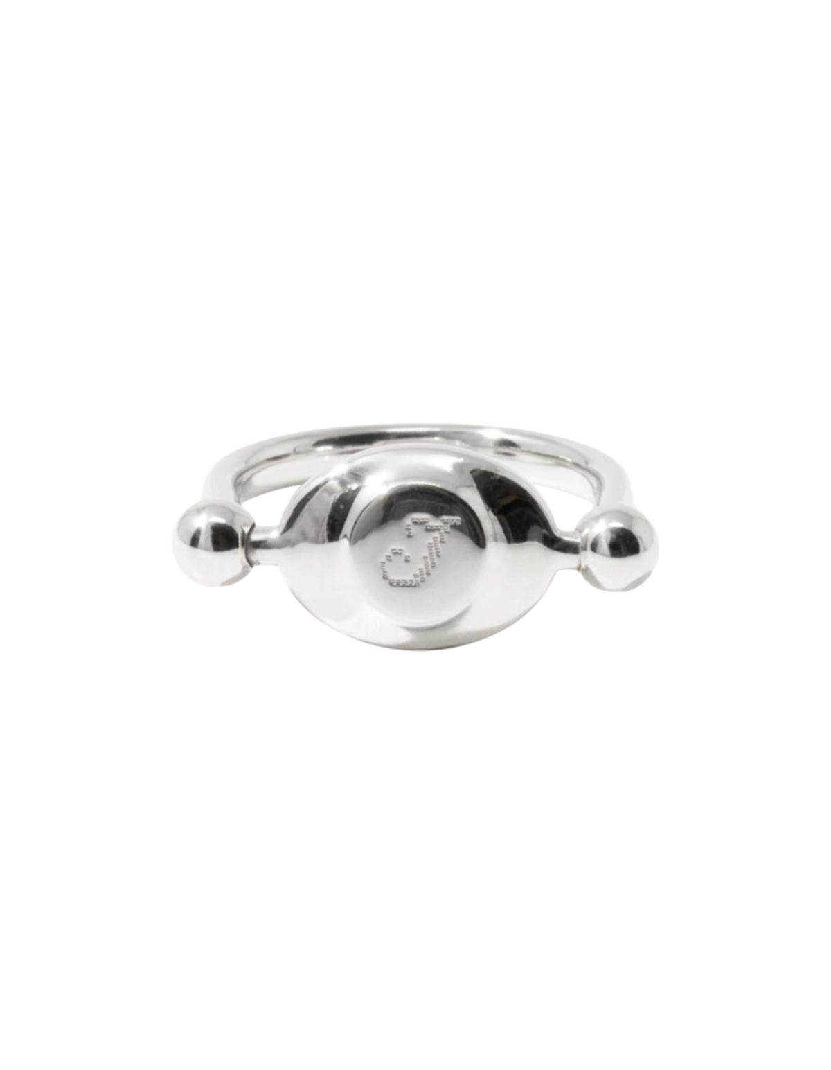 LAS Oval Swivel Ring | Metal | Engraving