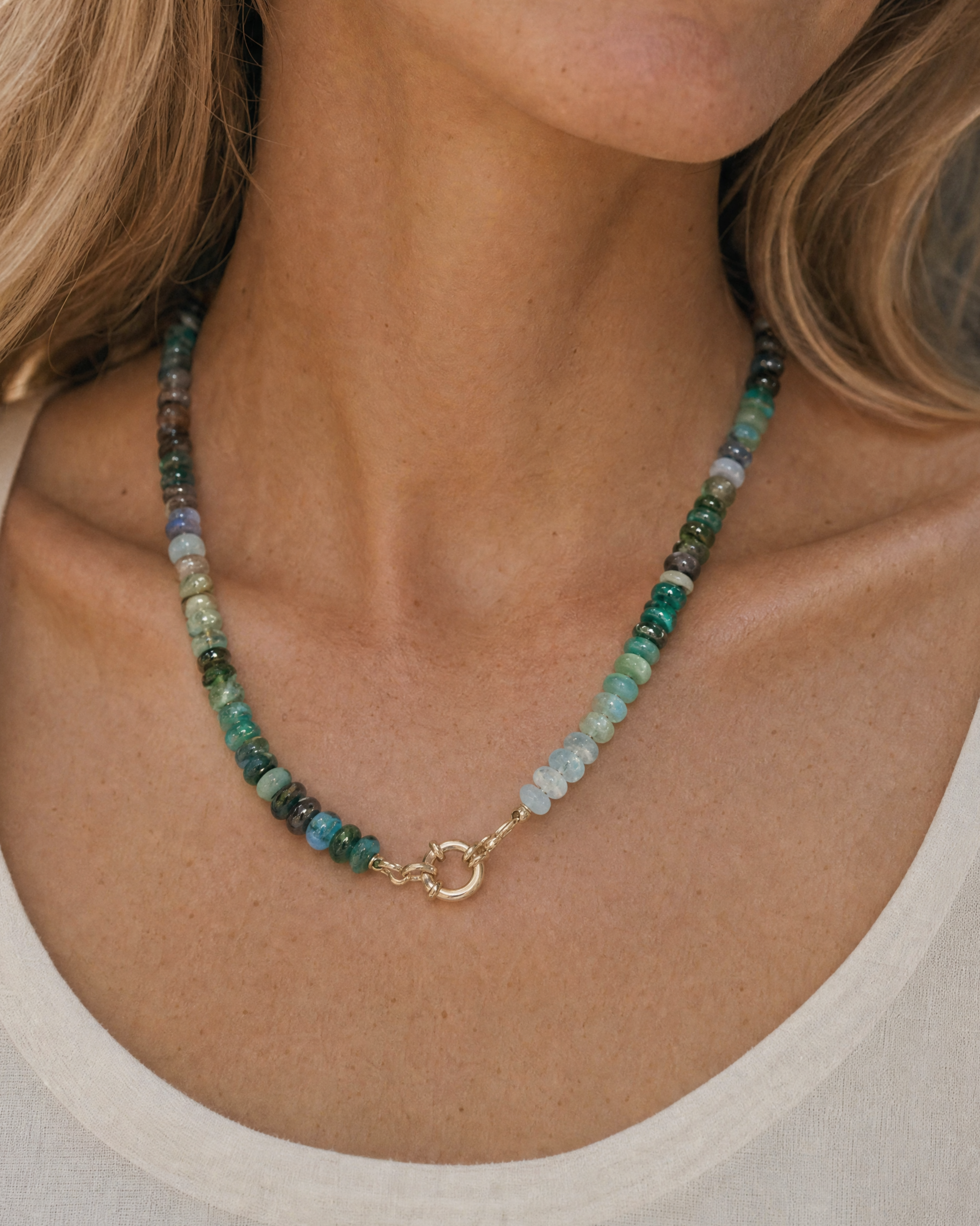Camo Gemstone Necklace