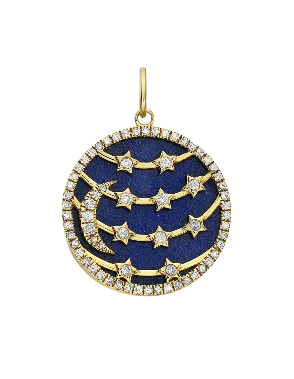 Moon to My Stars Lapis Celestial Charm