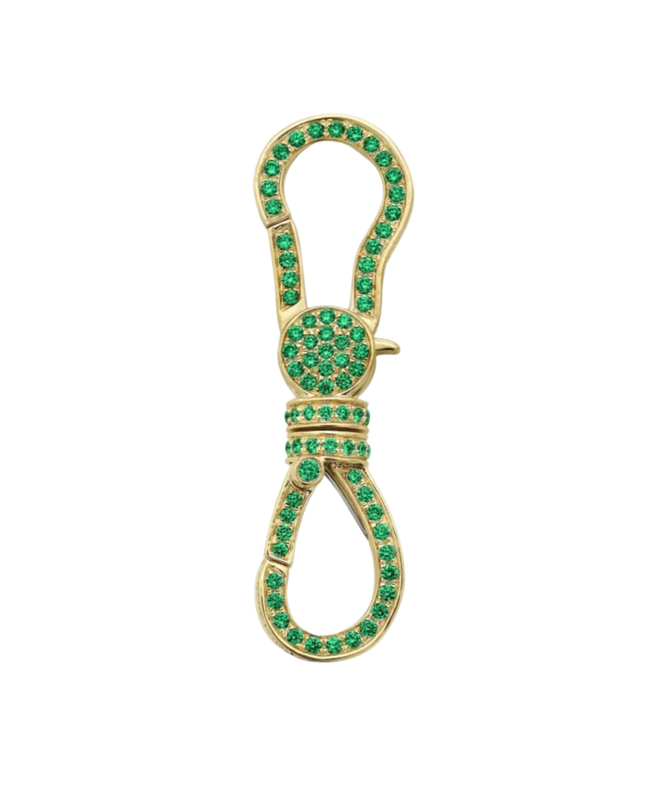 Gemstone Dog Clip Swivel Connector by Lionheart - At Present Jewelry