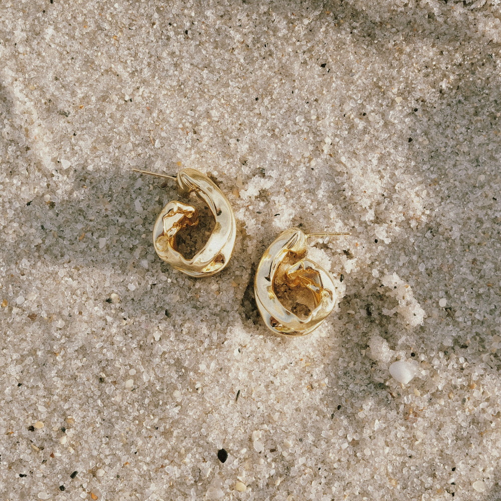 The Big Wave Earrings by Anita Berisha - At Present Jewelry