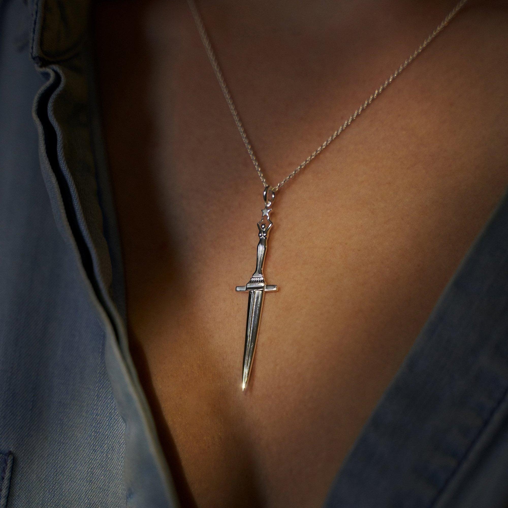 Pamela Love dagger pendant