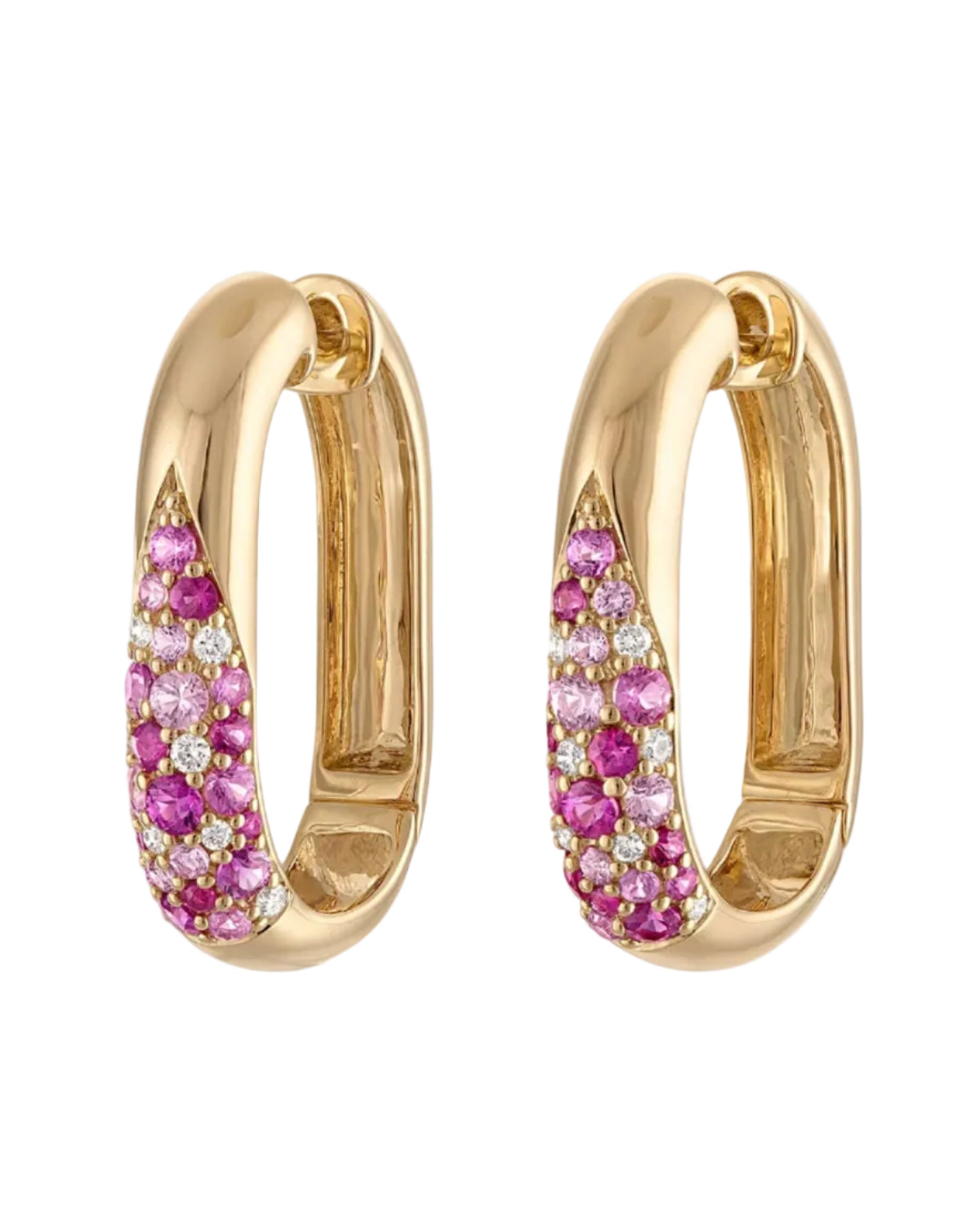 Glitter Elongated Huggies by Eden Presley - At Present Jewelry