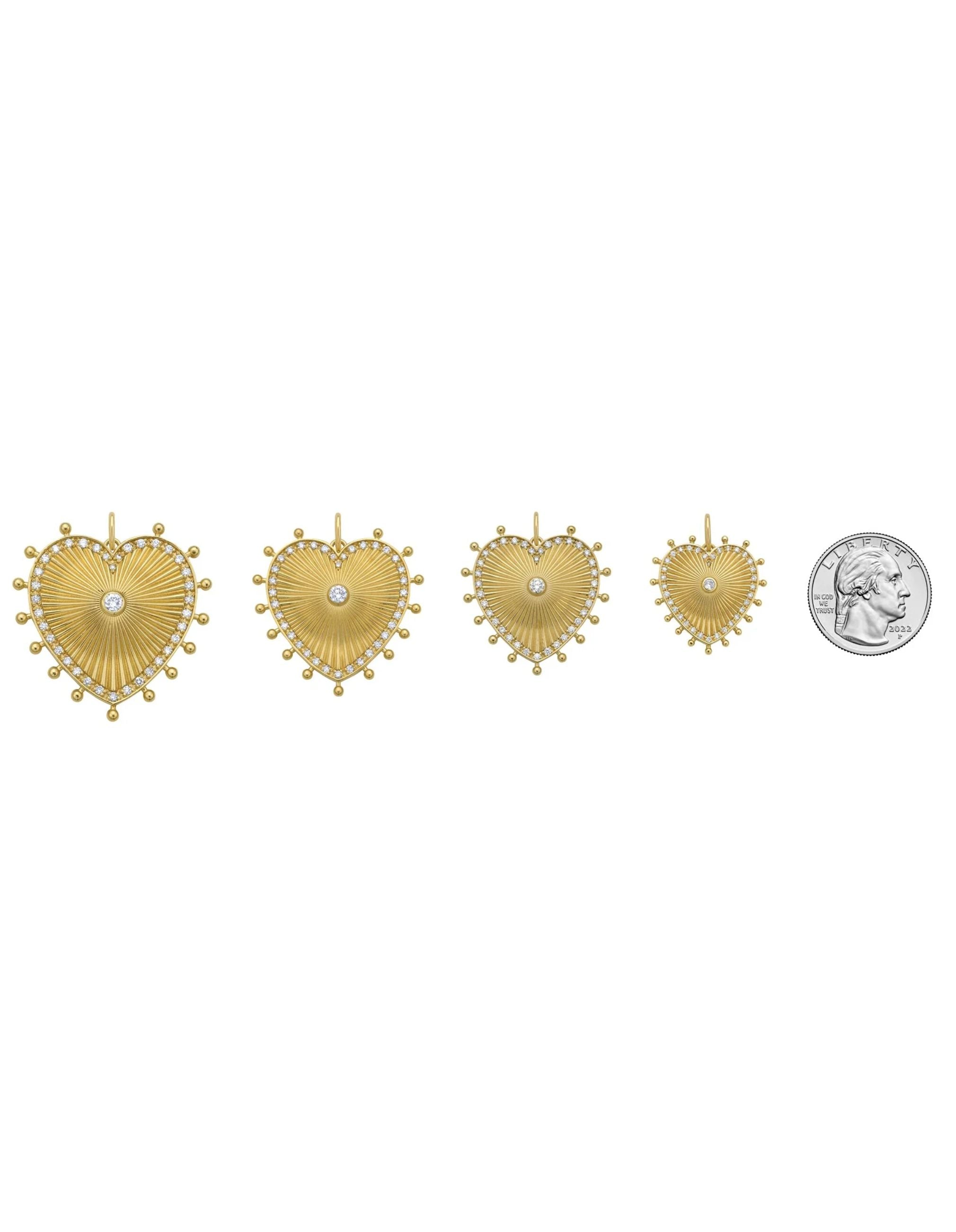 Cassandane Diamond Heart Medallion