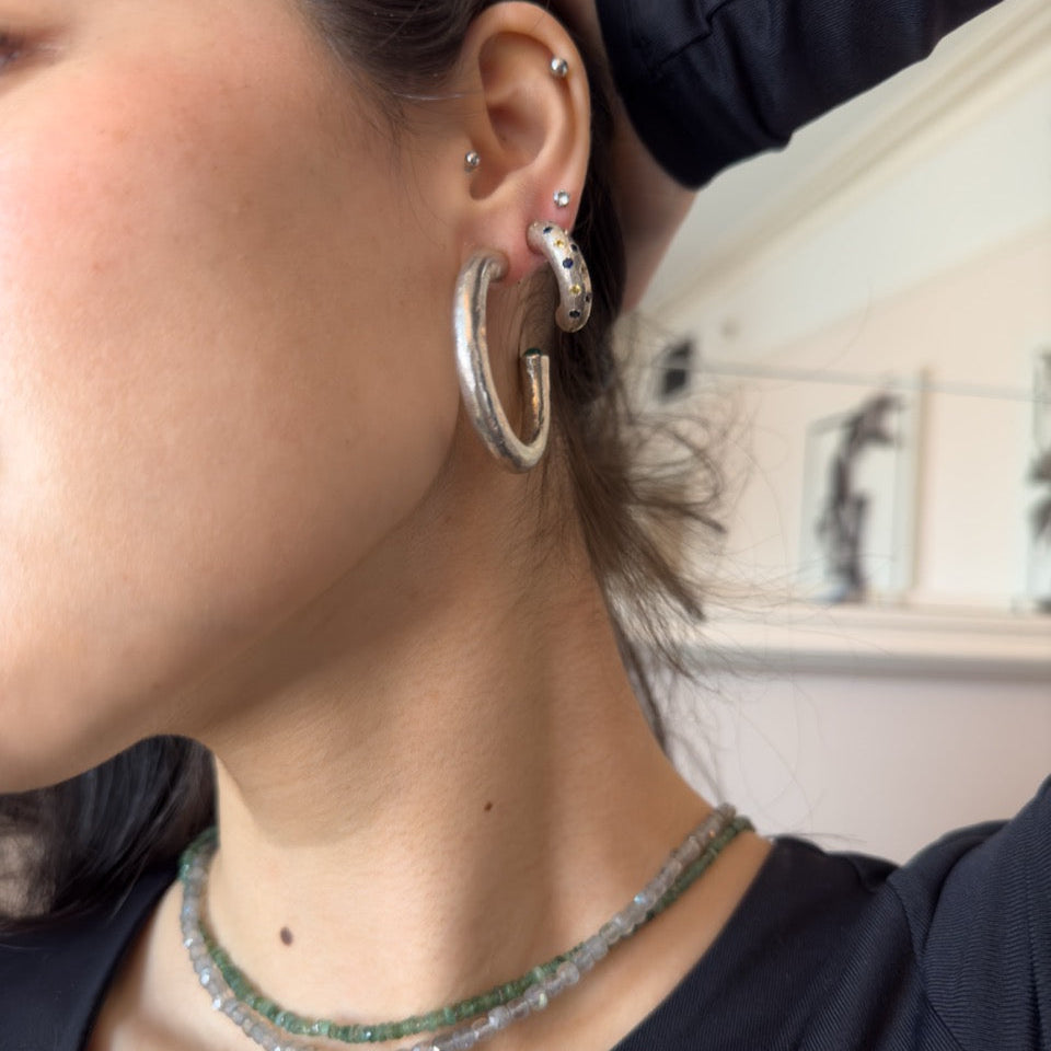 Phant Earrings, Tanzanite by ELIBURCH - At Present Jewelry