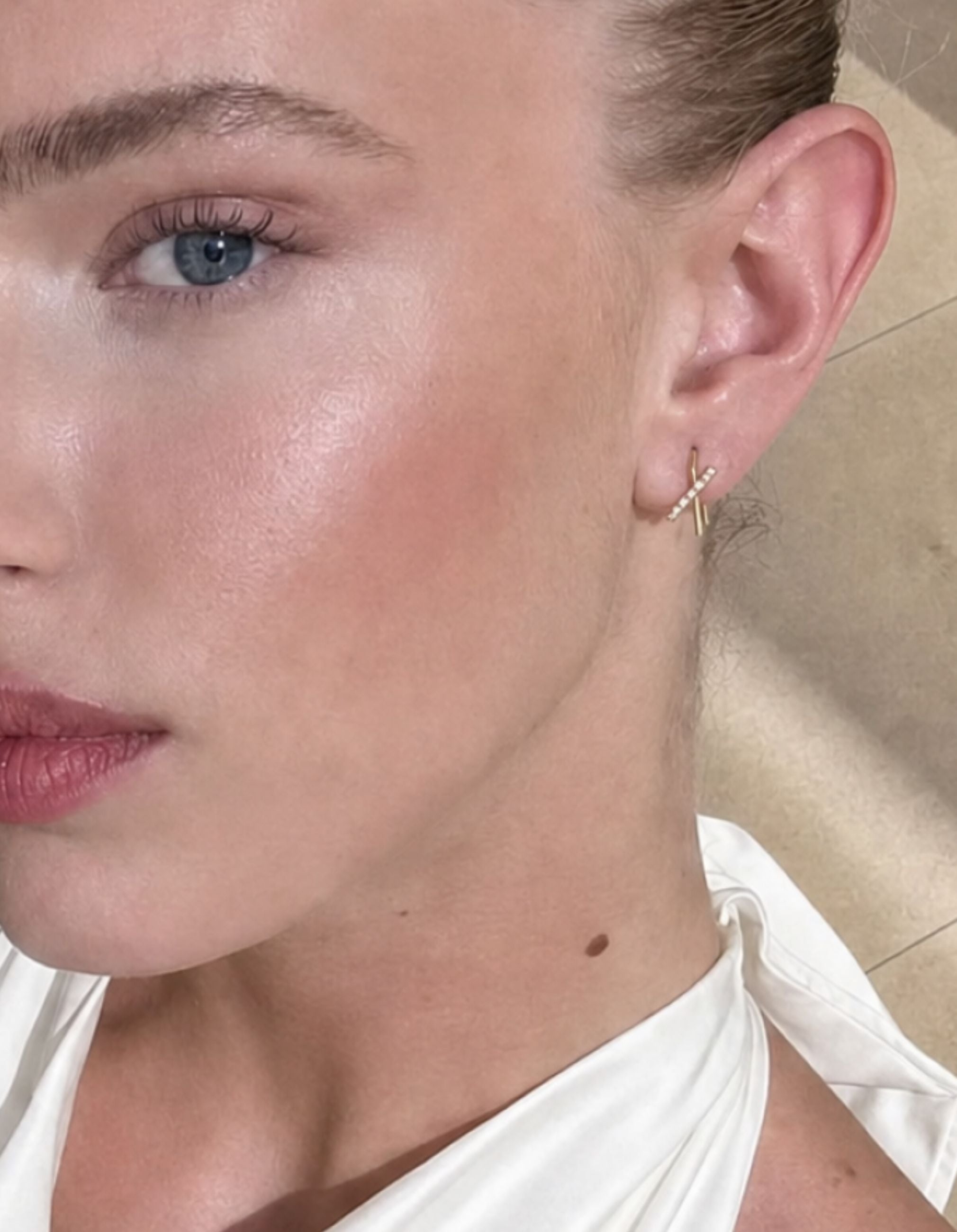 Horizon Mini Thread Earrings