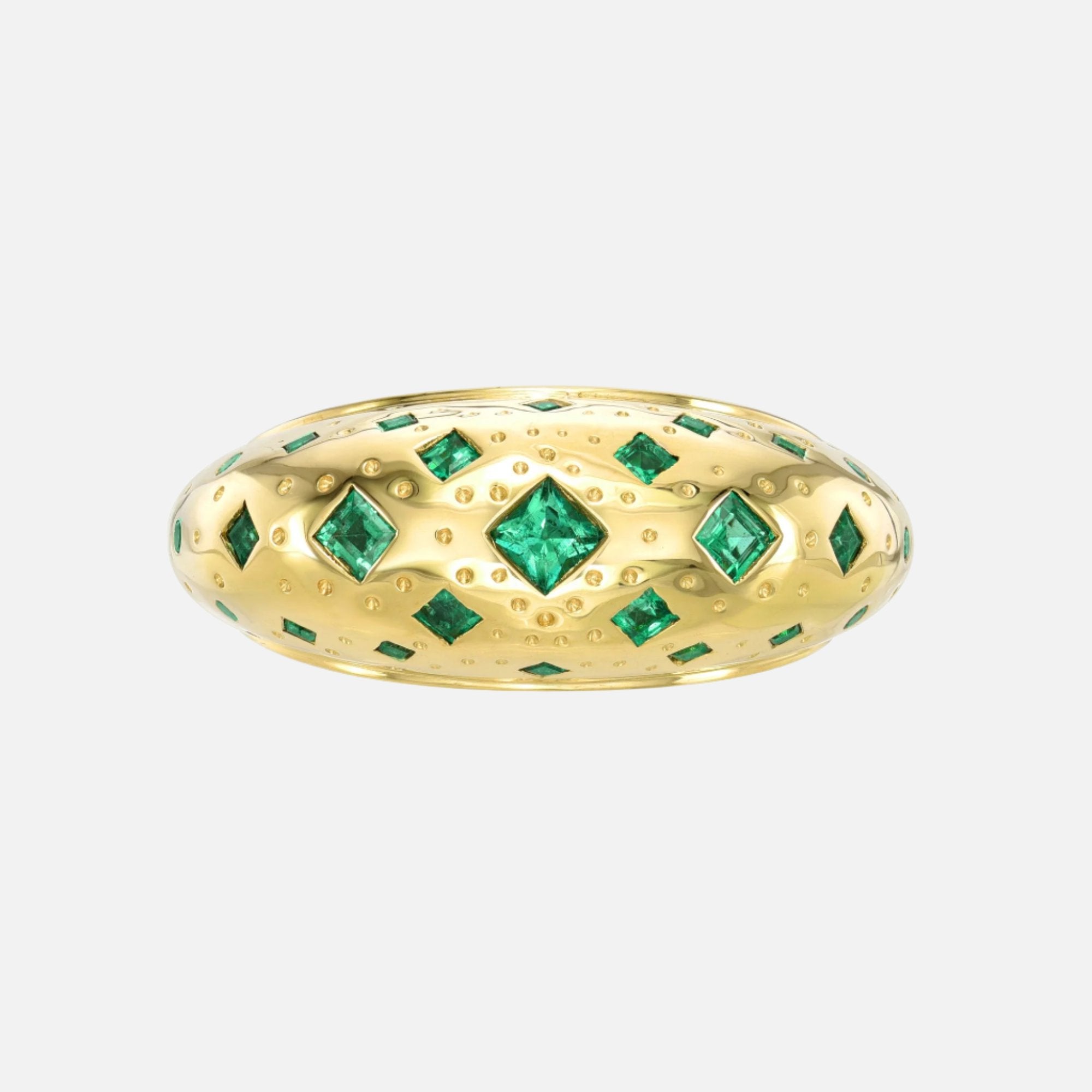 Emerald Chaos Ring - At Present Jewelry