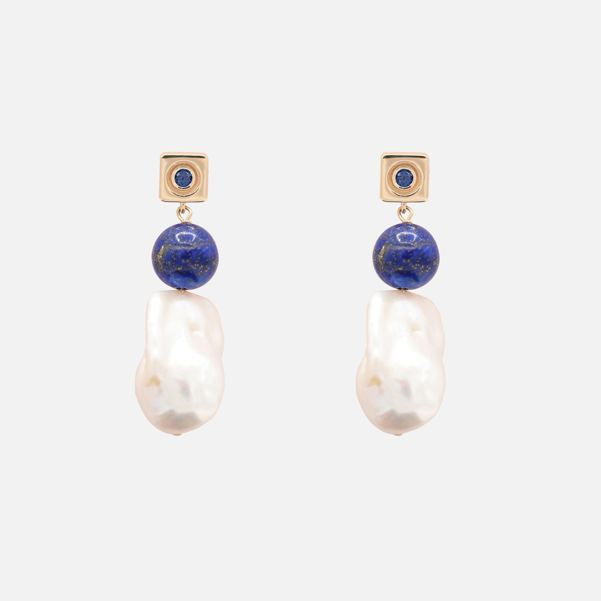 Lizzie Fortunato Dotted high quality Cream Arp Earrings