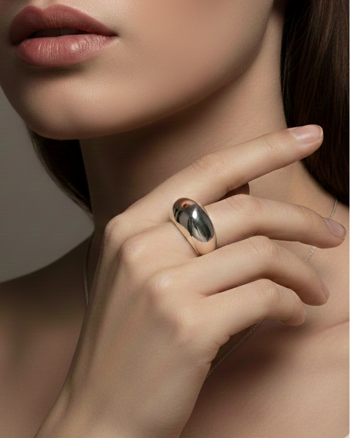 High Tide Silver Ring