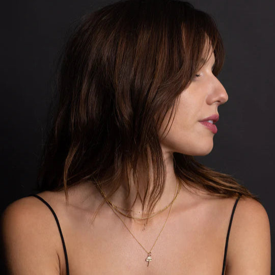 Pavé Mushroom Pendant by Talon Jewelry - At Present Jewelry