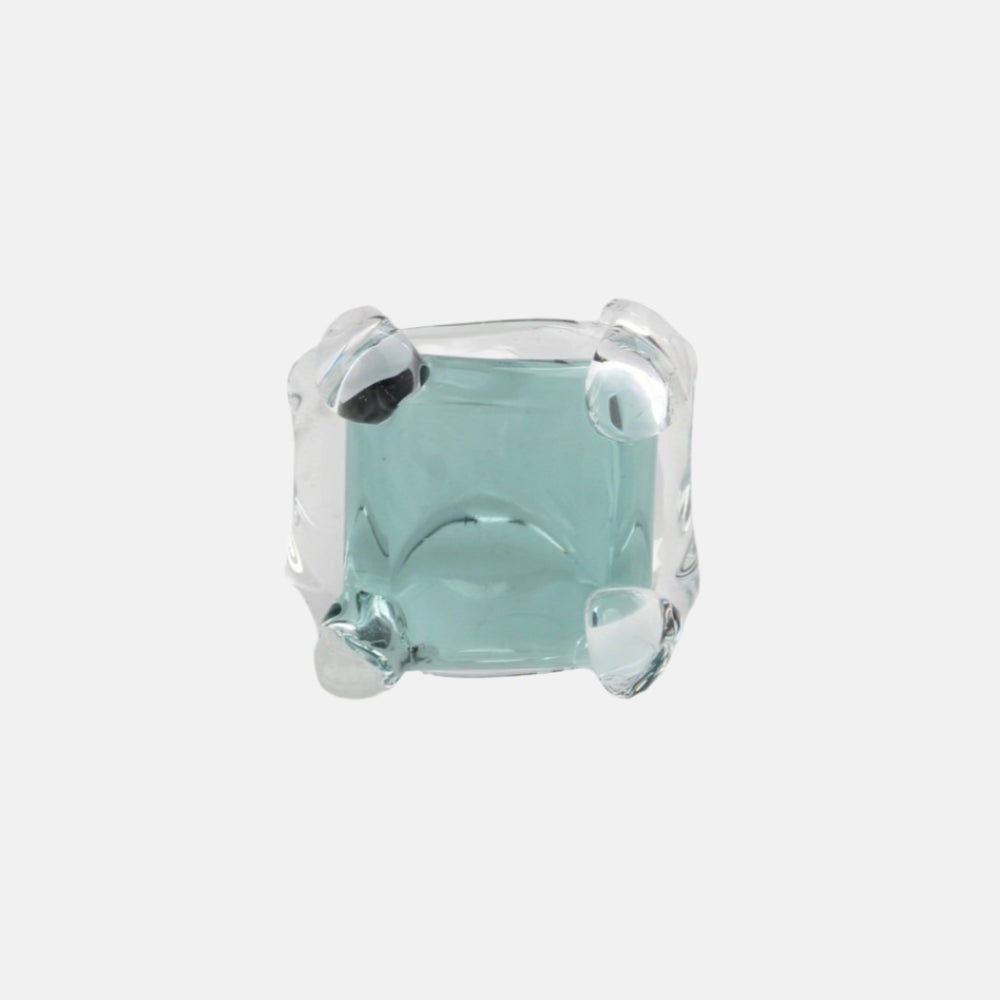 Square Prong Set Ring by KEANE - At Present Jewelry