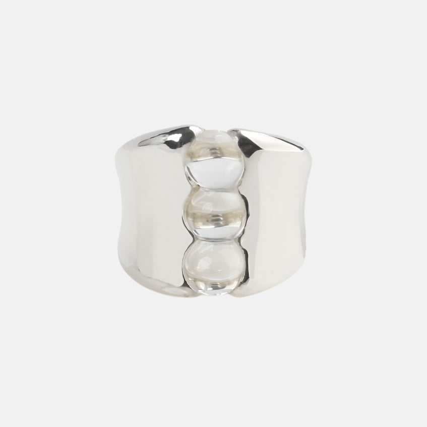 Silver Three Pea Ring by KEANE - At Present Jewelry